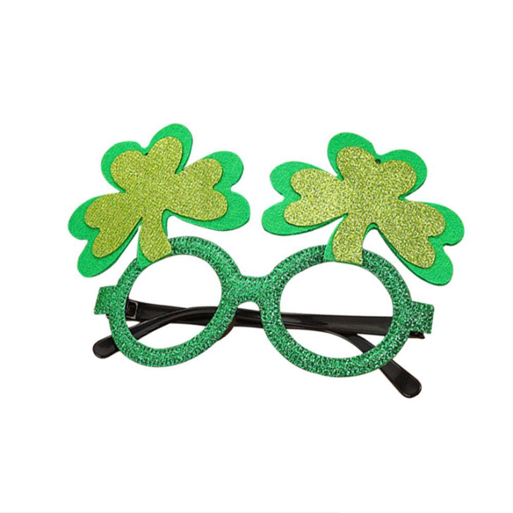 WTTLE Kính Mát Hình Cỏ Ba Lá Hóa Trang WTTLE St Patricks