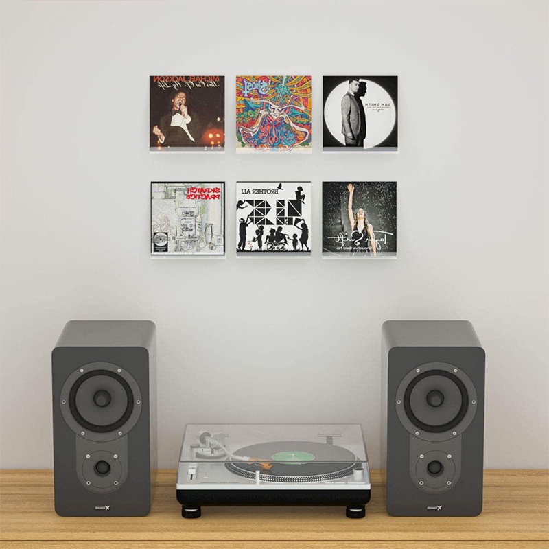 Kệ, giá treo nhựa mica để hình, ablum treo tường