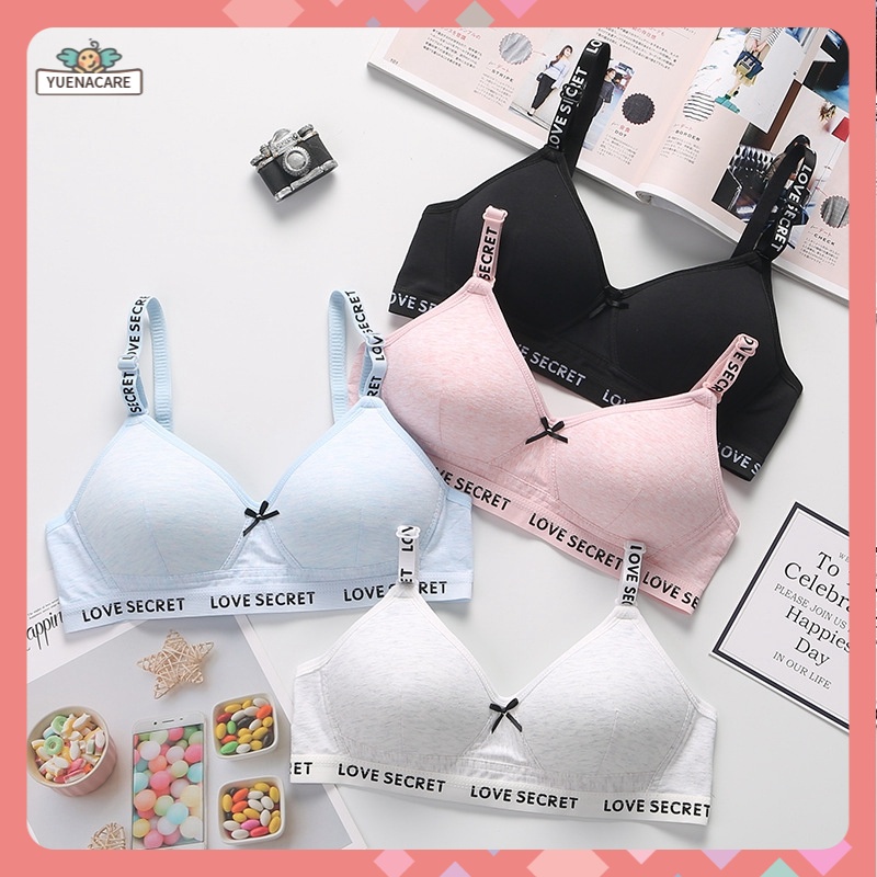 Áo ngực thể thao không gọng mềm mại dành cho bé gái từ 15-18 tuổi
