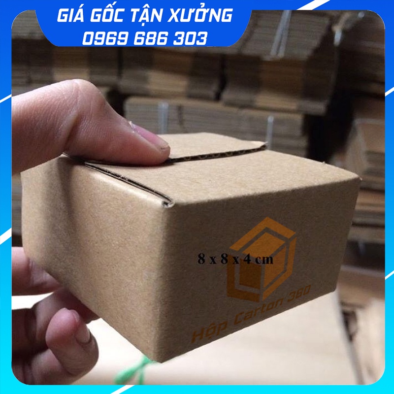 8x8x4 Hộp carton đóng hàng