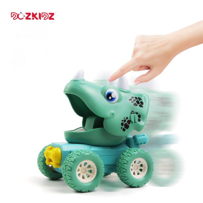 Xe khủng long chạy đà 4 bánh - đồ chơi cho trẻ từ 1 tuổi trở lên - DOZKIDZ