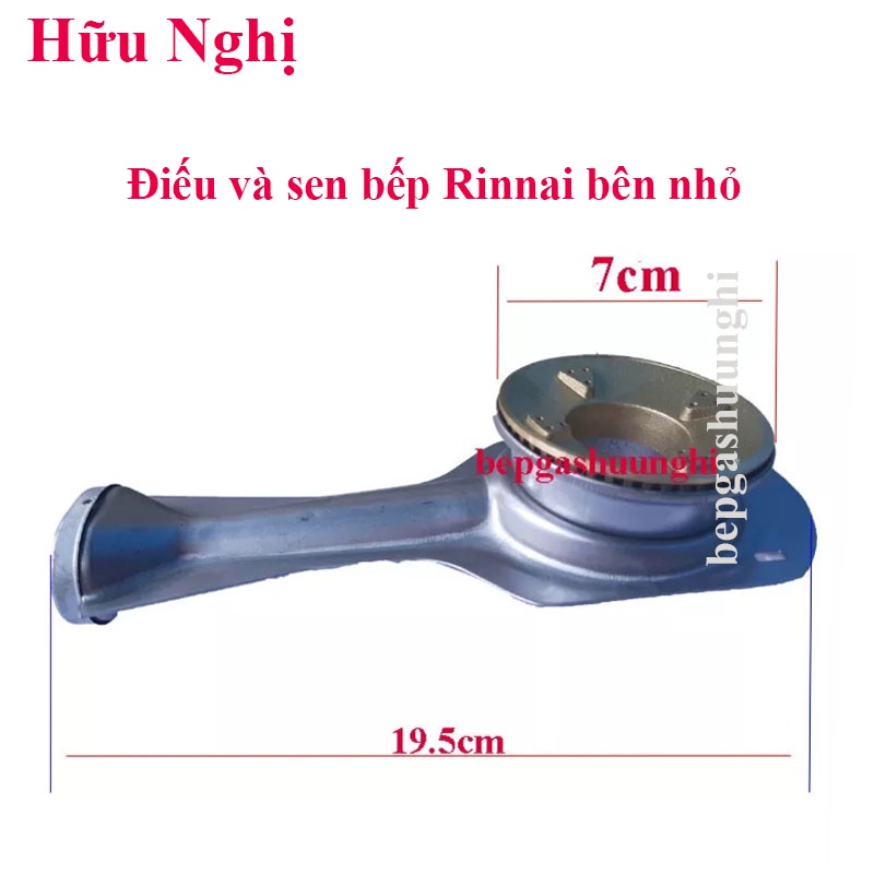 Điếu bếp gas, mâm chia lửa, đầu đốt bếp rinnai ( bên nhỏ - bên lớn ), phụ kiện bếp gas