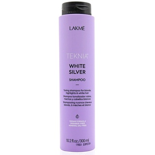 Dầu gội cho tóc rất sáng hoặc bạc Lakme Teknia White Silver Shampoo 300ml ( New 2021)