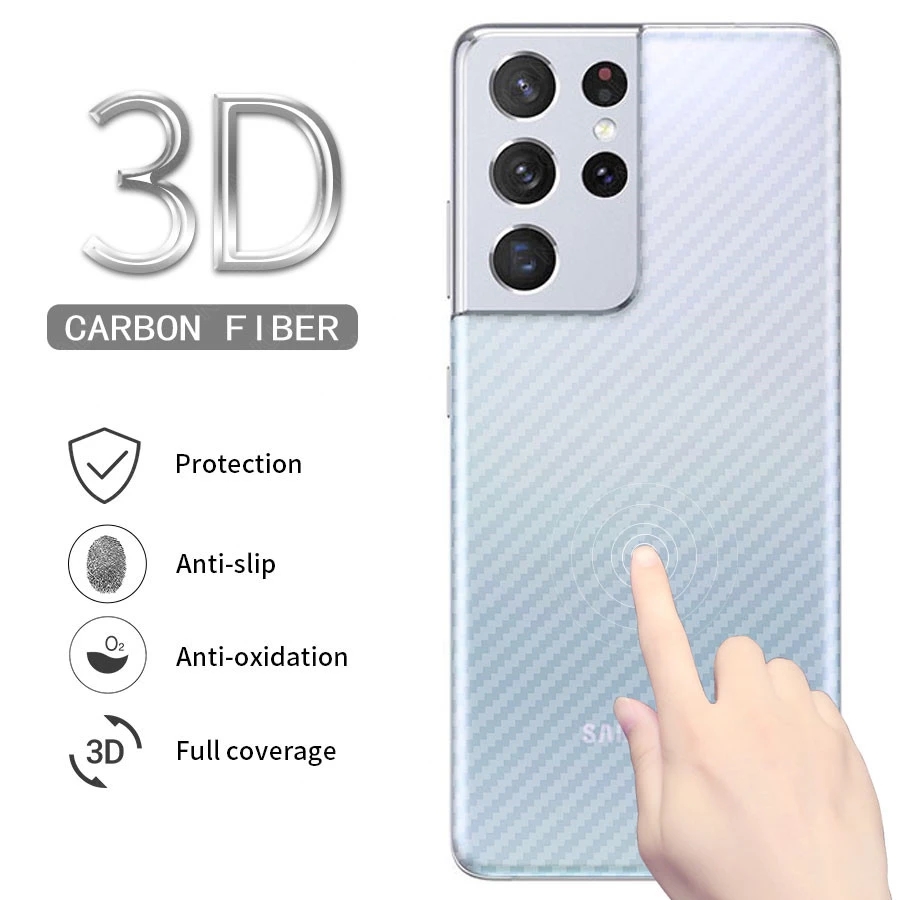 Dán Lưng Điện Thoại Cacbon Chống Vân Tay Cho Samsung Galaxy ss S22 S21 Puls Ultra S20 Fe S10 5g Note 20 Ultra 10 Plus S10 Lite 5G 4G 2022