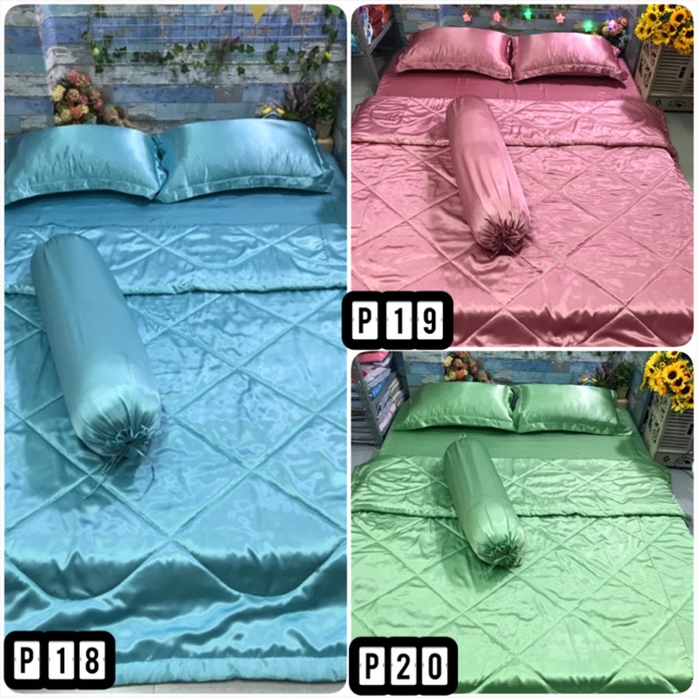 Trọn Bộ Drap Phi Lụa Cao Cấp Full 5 món | BigBuy360 - bigbuy360.vn