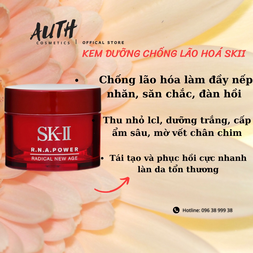 Kem Chống Lão Hóa Skii Sk2 SKll Radical New Age 15ml Kem dưỡng da chống lão hóa phục hồi săn chắc mờ nếp nhăn