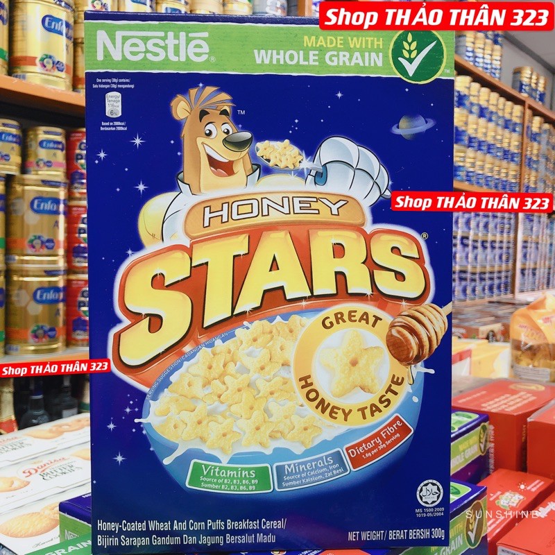 NGŨ CỐC ĂN SÁNG STARS HONNEY NESTLE 300gram