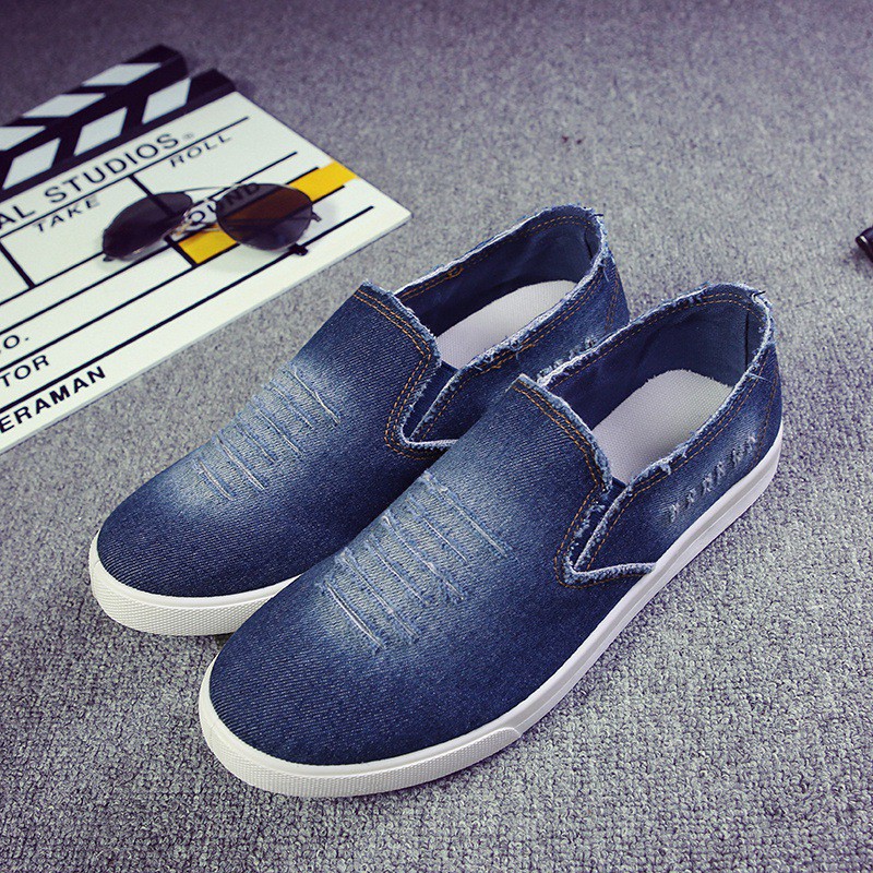 Giày lười vải bò nam trẻ trung cá tính - GIÁ RẺ KỊCH SÀN | BigBuy360 - bigbuy360.vn