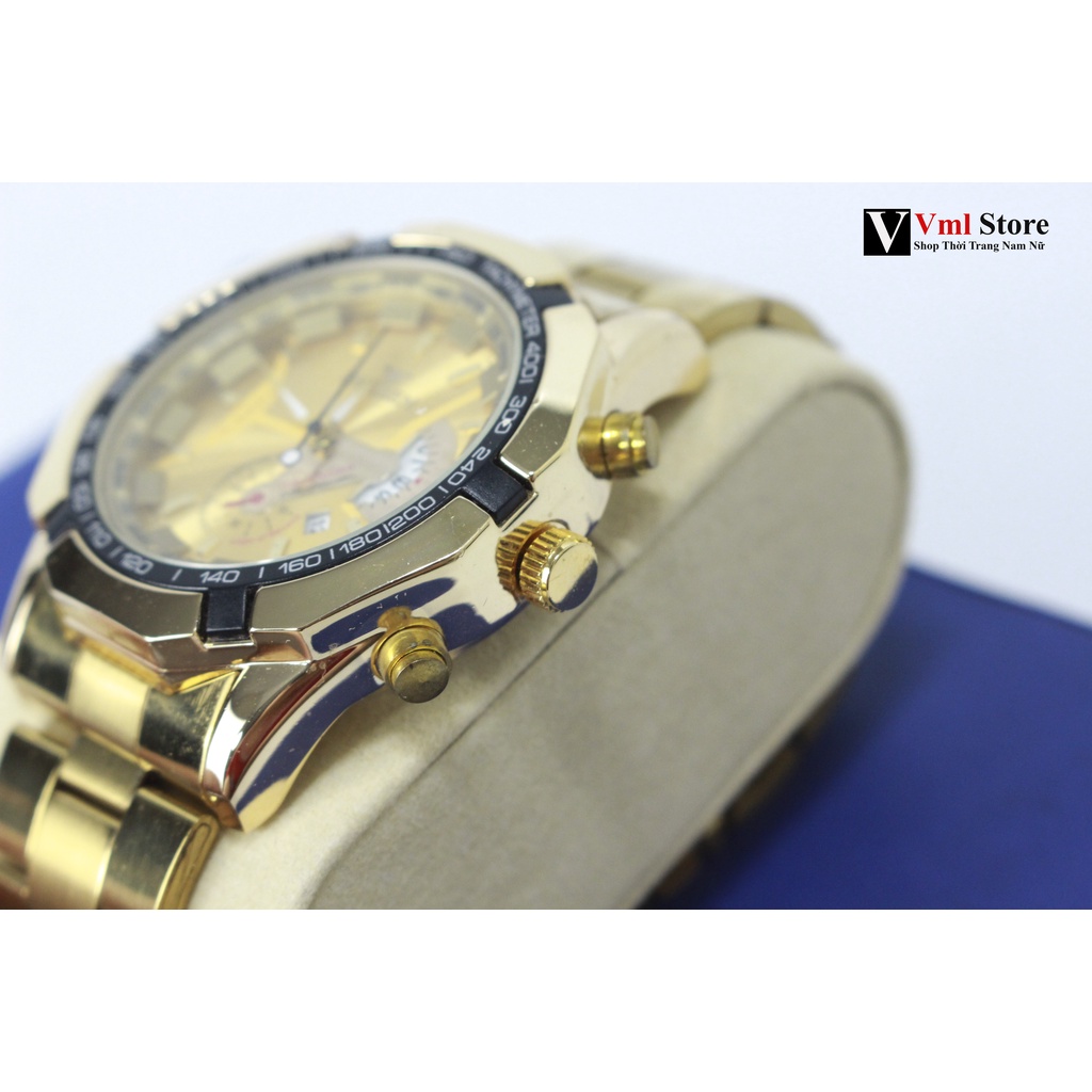 Đồng Hồ Nam Đeo Tay Fngeen Mã S001 Dây Kim Loại Thời Trang Lịch Lãm