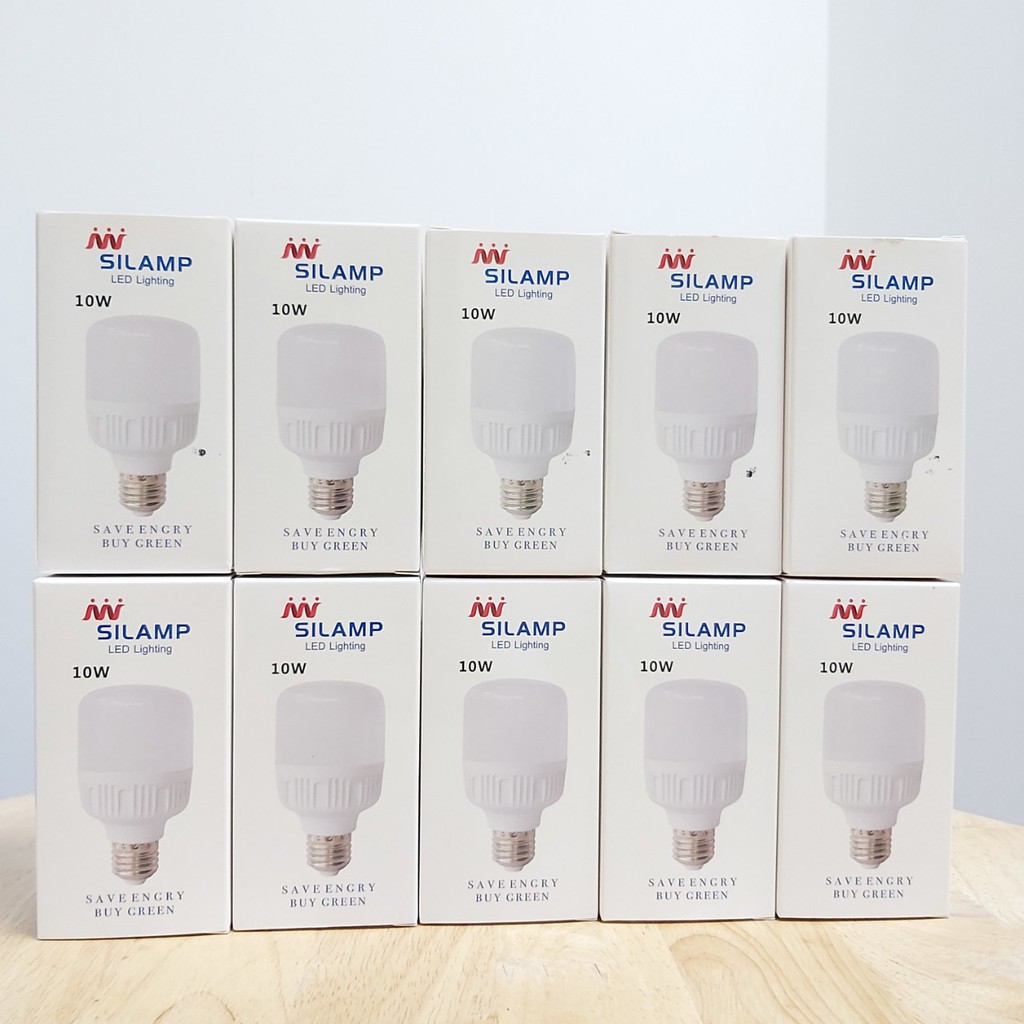COMBO 10 BÓNG ĐÈN LED 10W E27 Siêu sáng - tiết kiệm điện năng - chất lượng - giá rẻ
