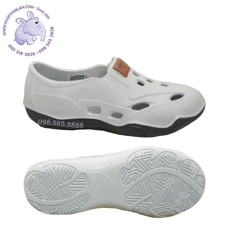 Giày nhựa mềm cao cấp Thái Lan nam,ADDA 2DENSITY-5TD68, nhựa mềm đúc nguyên khối,nhẹ, êm,đế lót có gai massage. | BigBuy360 - bigbuy360.vn