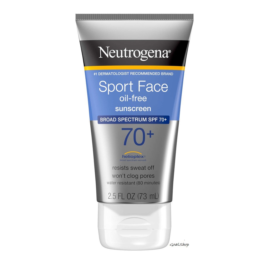 Kem chống nắng thể thao Neutrogena Sport Face Spf70