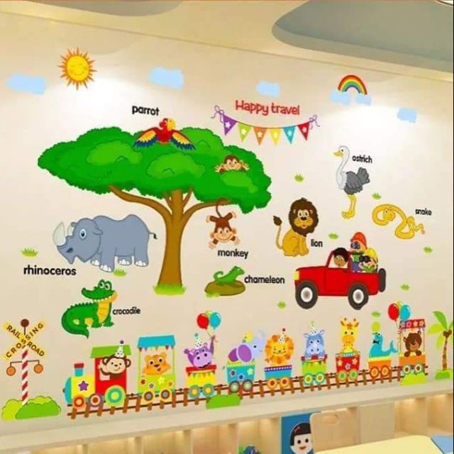 Decal dán tường cho bé