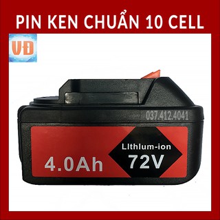 Pin ken dùng cho máy khoan, siết bulong, bắt vít dung lượng khủng