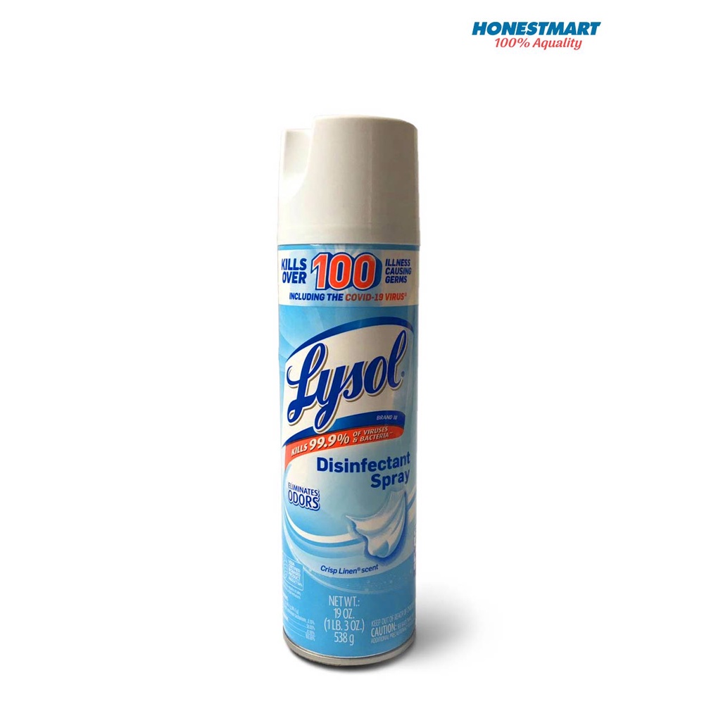 Xịt diệt khuẩn Lysol Disinfectant Spray Crisp Linen 538g