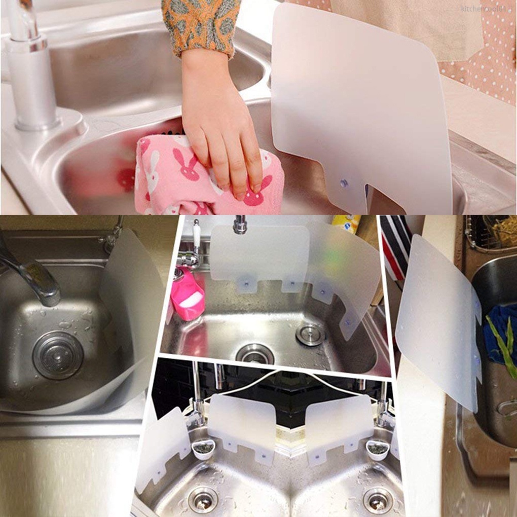 Tấm chắn chống văng nước tiện dụng cho bồn rửa chén