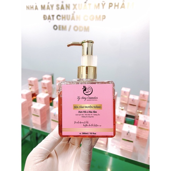 SỮA TẮM TRUYỀN TRẮNG DỊCH YẾN DÂU TẰM
