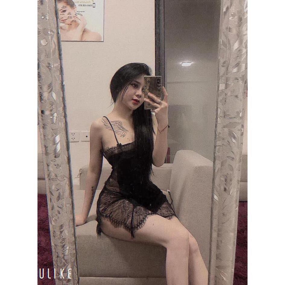 HÀNG CAO CẤP -  Váy ngủ sexy 💝 Free ship 💝 ren hông thun lạnh cao cấp ôm body  - Hàng Cao Cấp