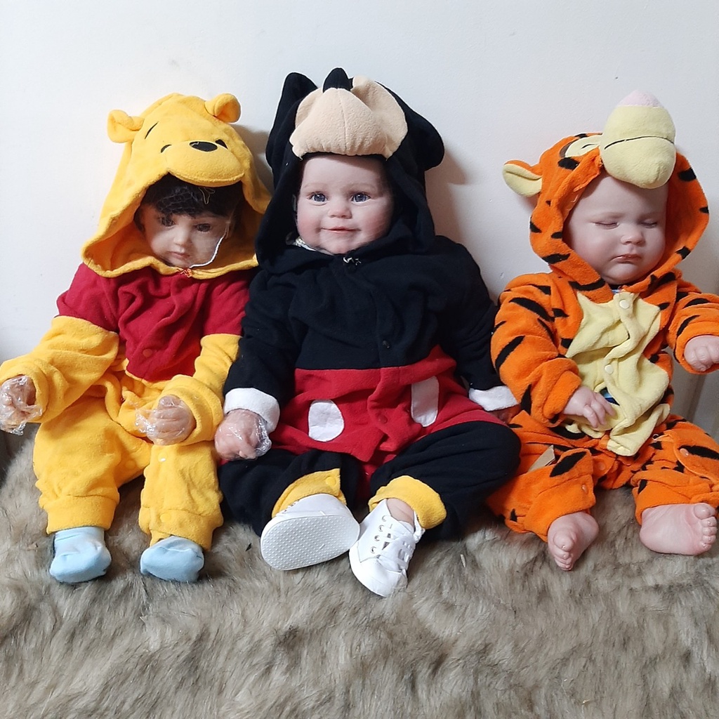Quần Áo Búp Bê,  em bé Tổng hợp Disney từ 60 cm, 70 cm, 80 cm, 90 cm  Cân nặng 11 kg