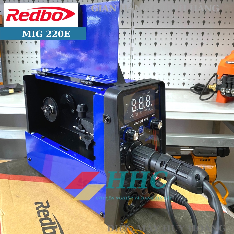Máy hàn mig Redbo 220E chuyên hàn sắt hộp mỏng, hàn mic inox cao cấp cho thợ chuyên nghiệp, hàng xuất châu âu