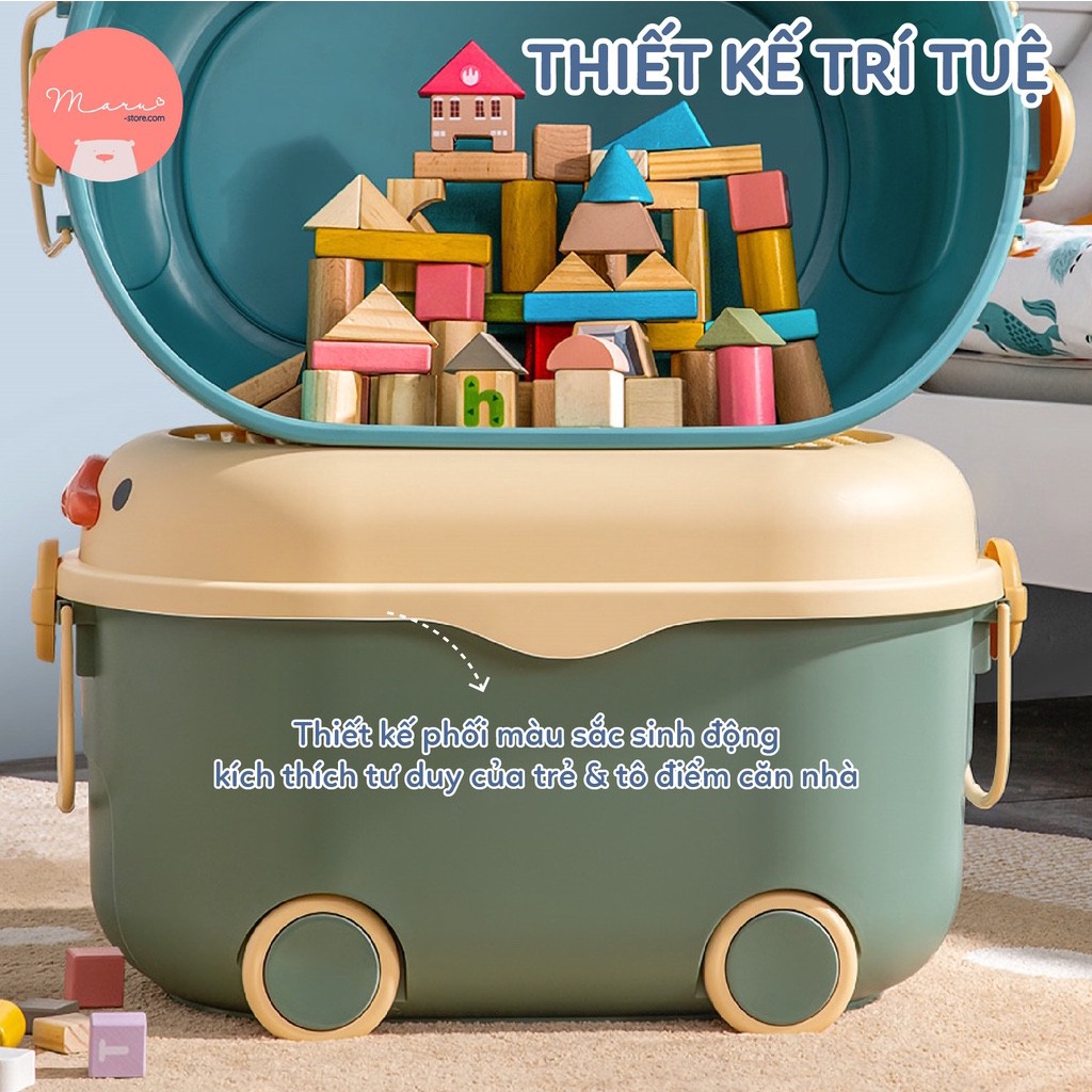 [Siêu rẻ] Bộ 3 hộp đựng đồ chơi vịt XINGU (3 màu)
