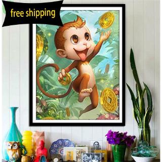 Tranh Đính Đá 5d Tự Làm Hình Động Vật Hoạt Hình 2020