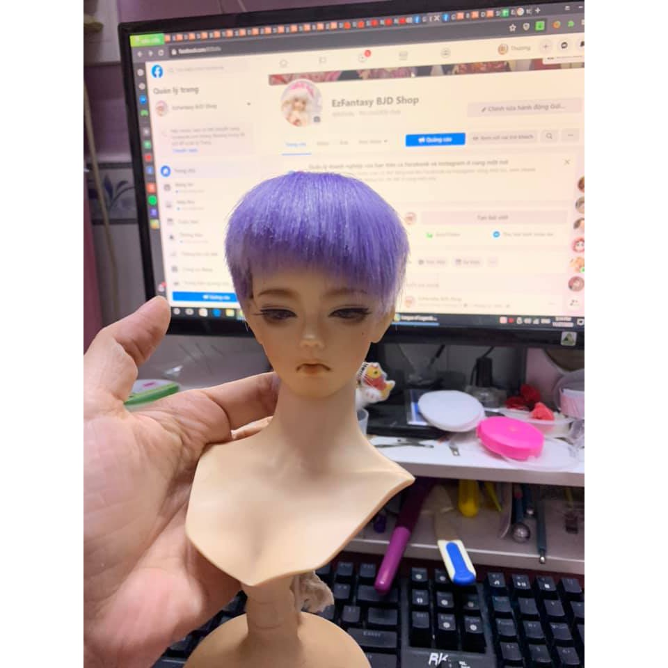 Tóc búp bê BJD 1/4 - kiểu nam
