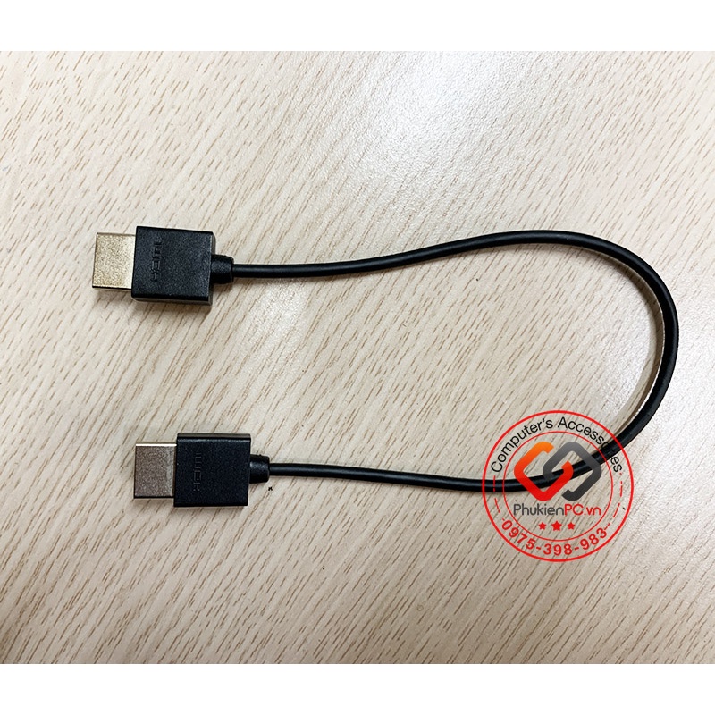 Dây cáp HDMI 2.0 ngắn 0.3M 0.5M dây siêu nhỏ, mềm mại 4K60hz