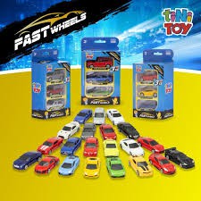 Đồ chơi bộ 3 xe tốc độ fastwheels 3 inch (Giao ngẫu nhiên)