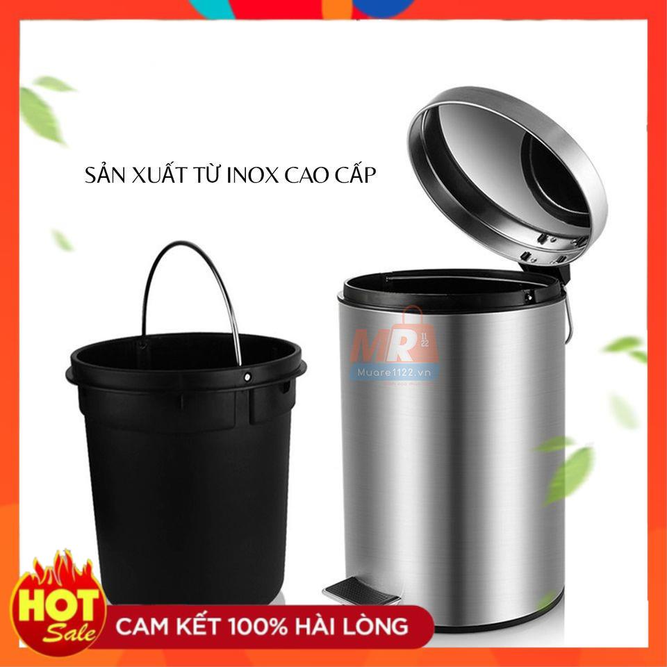 Thùng rác inox 5 lít ATMOR-8072 hiện đại mang lại vẻ sang trọng cho không gian sống