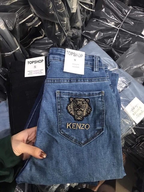 Bán buôn_quân bò thêu hình ken rô 3 màu cho nữ | BigBuy360 - bigbuy360.vn