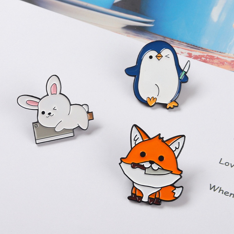 Tmdbyx Ghim Cài Áo Hình Động Vật Hoạt Hình Đáng Yêu