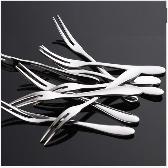 Combo  10 chiếc nĩa INOX 304 dùng ăn trái cây,bánh mứt