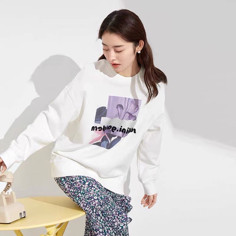 Áo nỉ trắng Seifini