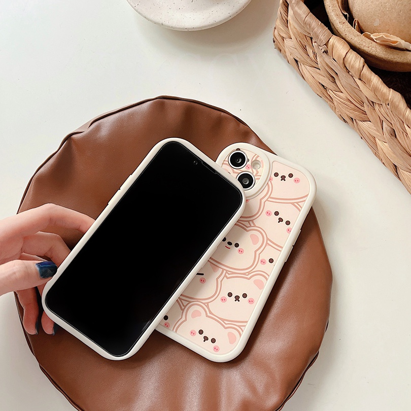 Ốp Điện Thoại Mềm Hình Gấu Cho OPPO A31 A5 A9 2020 A12 A12e A7 AX7 A7X A5S AX5S AX5 A3S Reno 7 6 4 5 5K 7Z 5Z 4F 5F 4 5 Lite