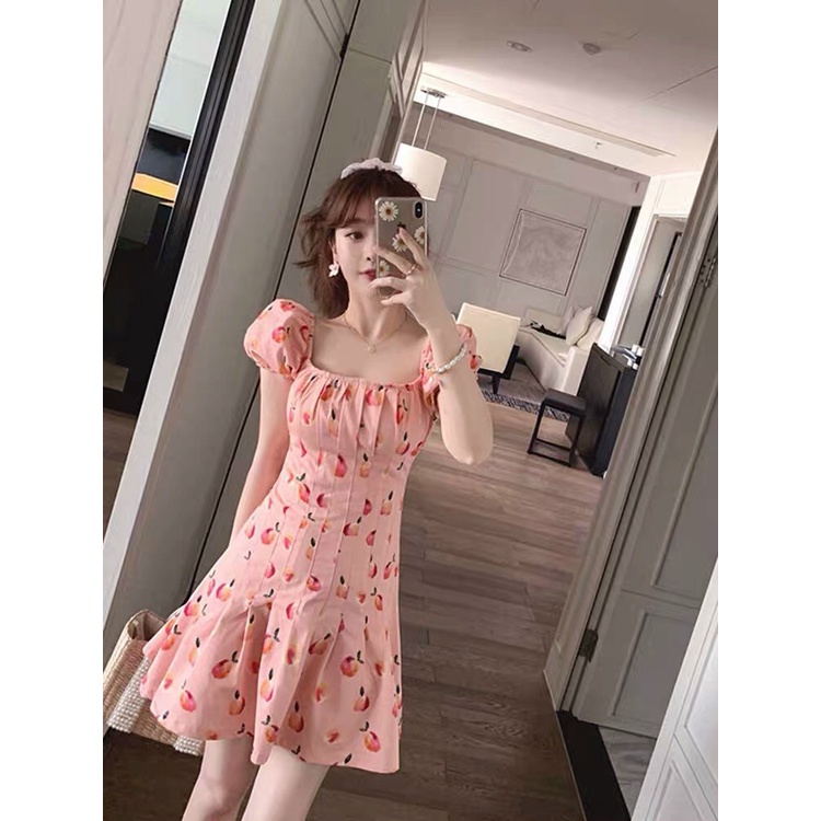 Đầm voan tím tay búp xinh MAGB2506205