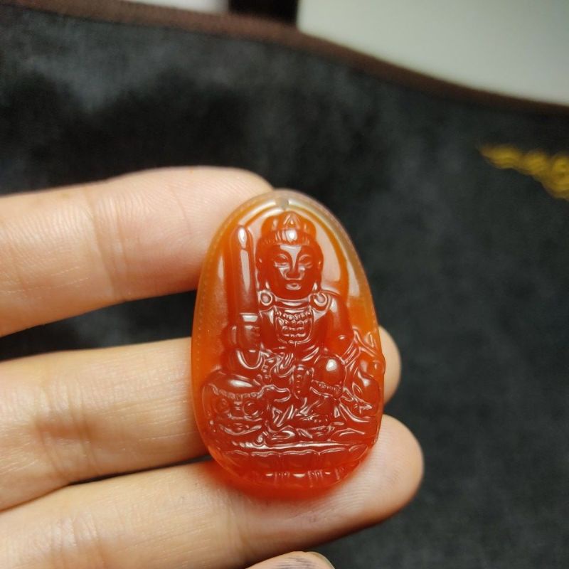 MẶT PHẬT BẤT ĐỘNG MINH VƯƠNG TUỔI TUẤT DẬU size nhỡ