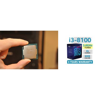 CPU Intel Core I3-8100 Tray bảo hành 30 tháng Phong Vũ