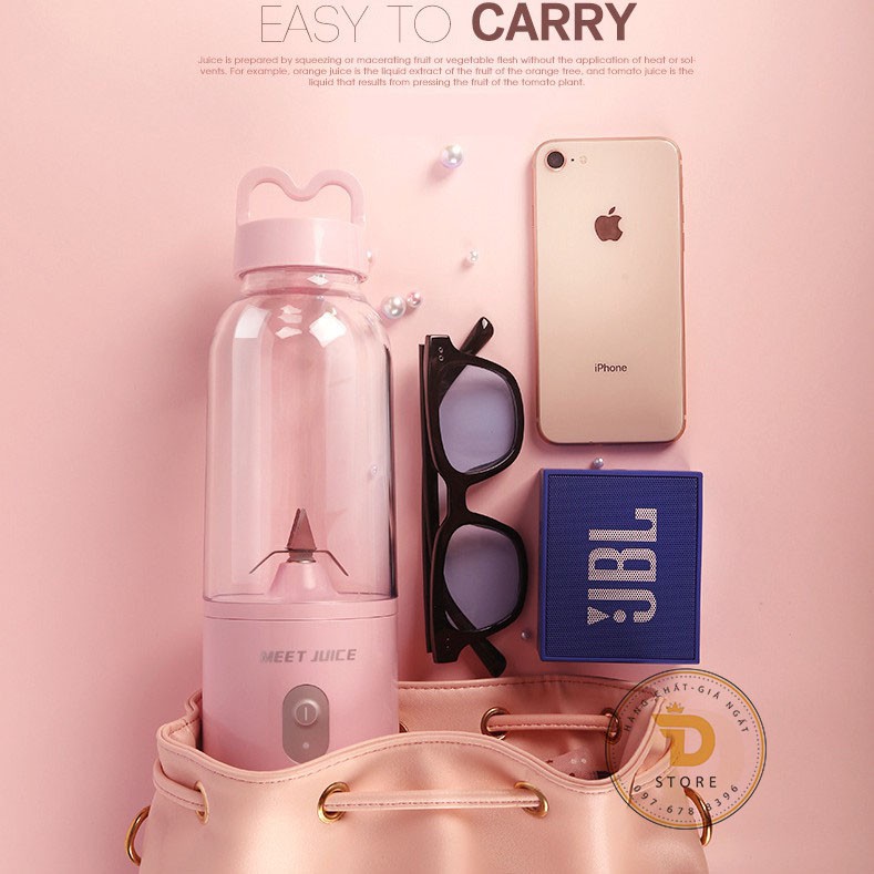 [ BH 12 THÁNG] Máy Xay Sinh Tố Cầm Tay Meet Juice | Xay Sinh Tố Cực Nhanh | Lỗi Đổi Mới 30 Ngày Đầu Tiên | BigBuy360 - bigbuy360.vn