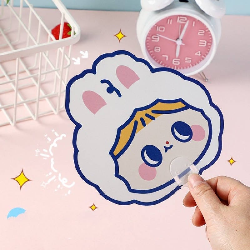 Quạt Cầm Tay Mini Họa Tiết Hoạt Hình Dễ Thương
