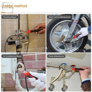 Multifunction Universal Adjustable Wrench Spanner Quick Snap Grip Tool