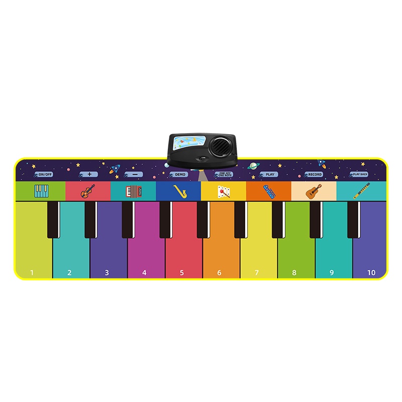 Thảm nhạc cụ Coolplay 110x36cm kèm 14 thẻ cho bé