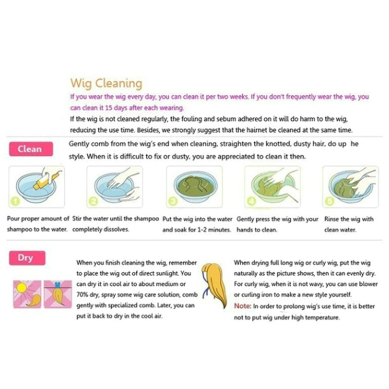 Tóc Giả Dạng Kẹp Thẳng Dài Màu Gradient Phong Cách Hàn Quốc