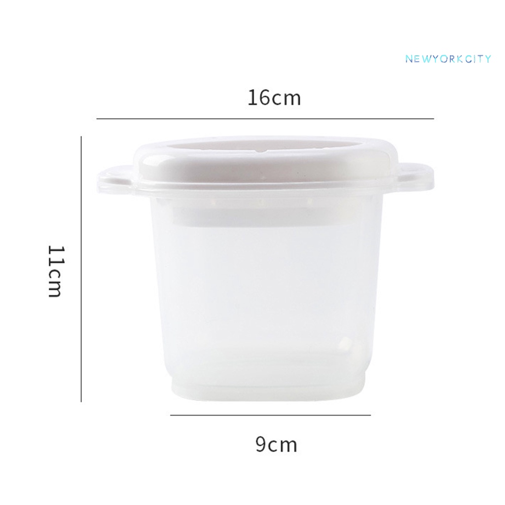 Hộp Đựng Cơm Trưa Bằng Nhựa Cách Nhiệt Có Nắp Đậy Thiết Kế Đục Lỗ Dễ Vệ Sinh Tiện Dụng