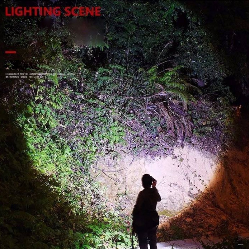 Đèn Pin Led Mini 3 Chế Độ Sáng, Chống Thấm Nước, Có Thể Sạc Lại Được ​Đèn Pin Phóng To Di Động Tiện Dụng