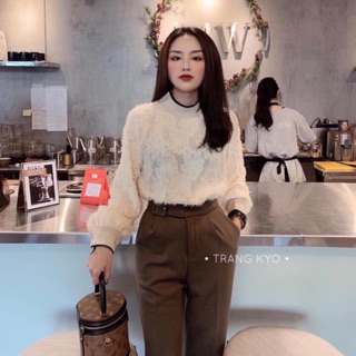 Áo sơ mi ren quảng châu