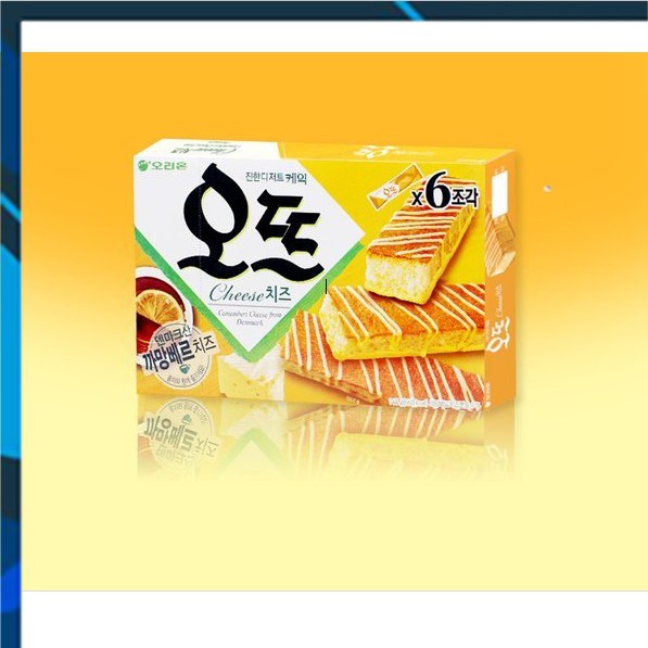 Bánh Bông Lan Phủ Phô Mai Orion Hàn Quốc 144/288g hàng mới về