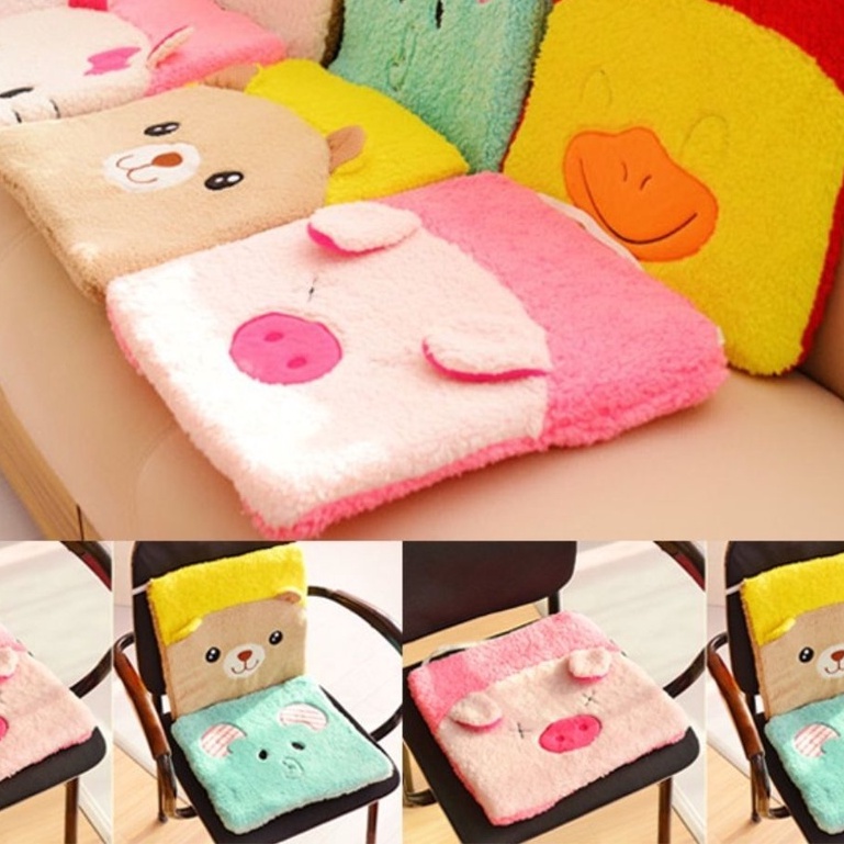 [Rẻ vô địch] Đệm ngồi bệt, đệm lót ghế hình thú ngộ nghĩnh - #demghe