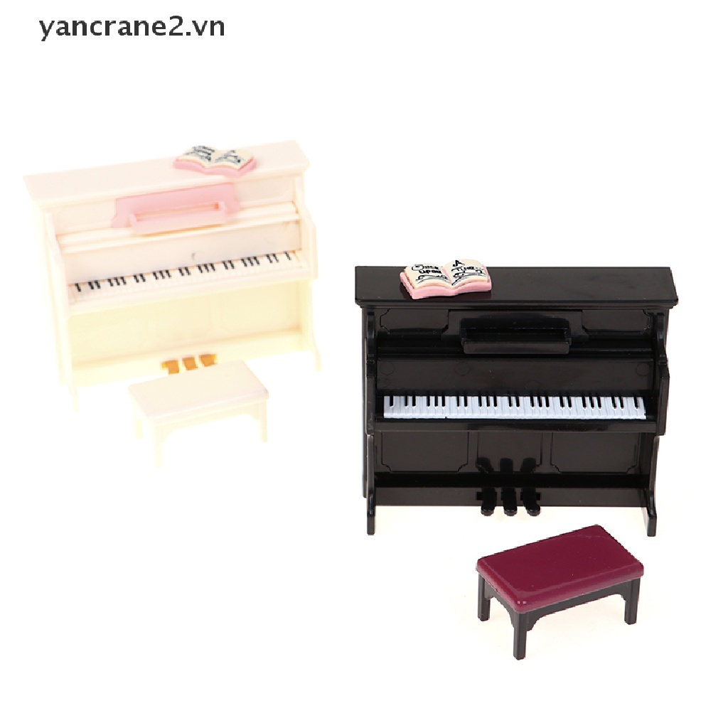 Đàn Piano Nhựa Tỉ Lệ 1 / 12 Trang Trí Nhà Búp Bê {yancrane2.vn}