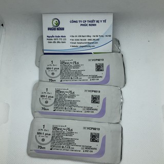 Chỉ phẫu thuật thẩm mỹ Vicryl 1.0 [Giá 1 sợi]